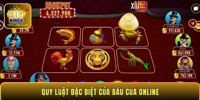 Quy luật đặc biệt của bầu cua online